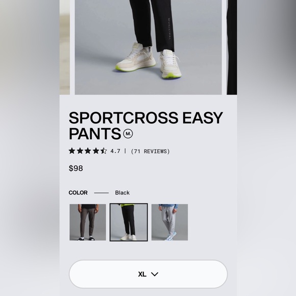 Municipal Sportcross Easy Pants - Size XL - Black - Picture 5 of 9